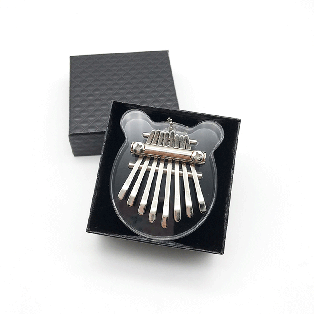 Mini Kalimba 8 Keys | Keychain